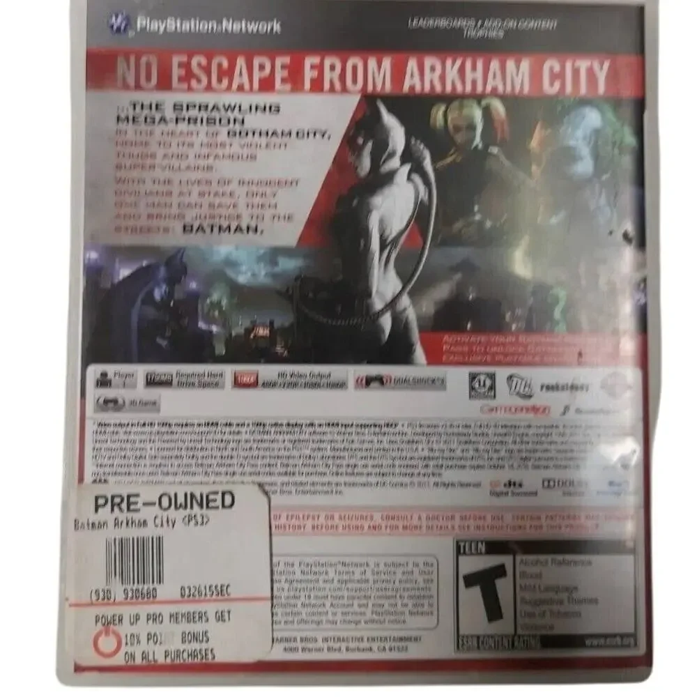 Lot of PS3 Games Batman Arkham City, Battlefield 3 & 4 - PlayStation 3